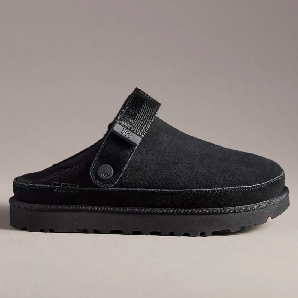 UGG Women’s Goldenstar Clog size 6.5 black NEW in box